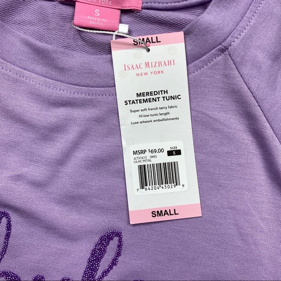 Isaac Mizrahi New York Meredith “Fabulous” Statement Tunic - Picture 6 of 8